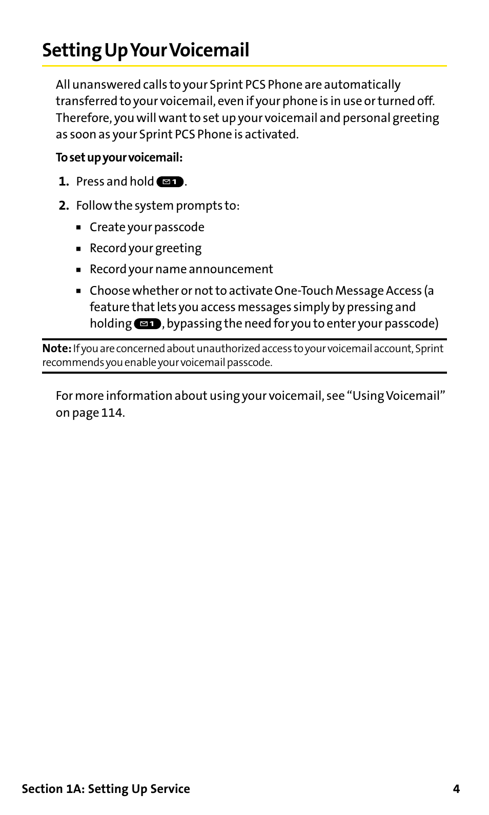 Setting up your voicemail, Setting upyour voicemail | Sanyo SCP-200 User Manual | Page 10 / 182