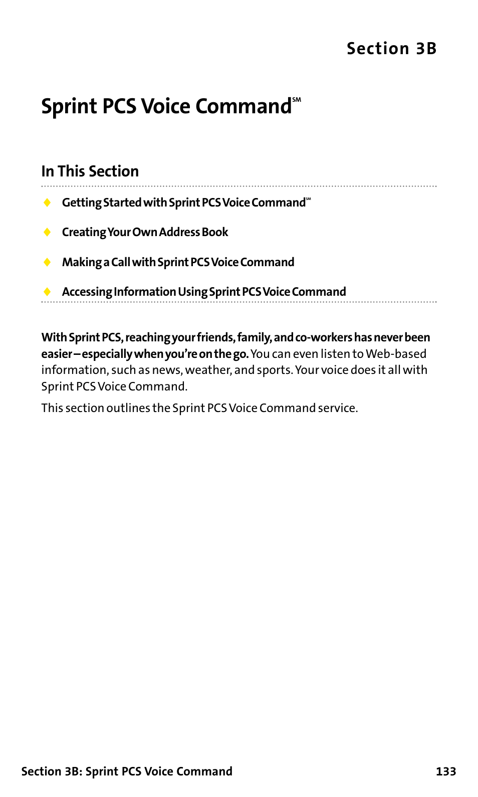 Sprint pcs voice command | Sanyo SCP-200 User Manual | Page 139 / 182