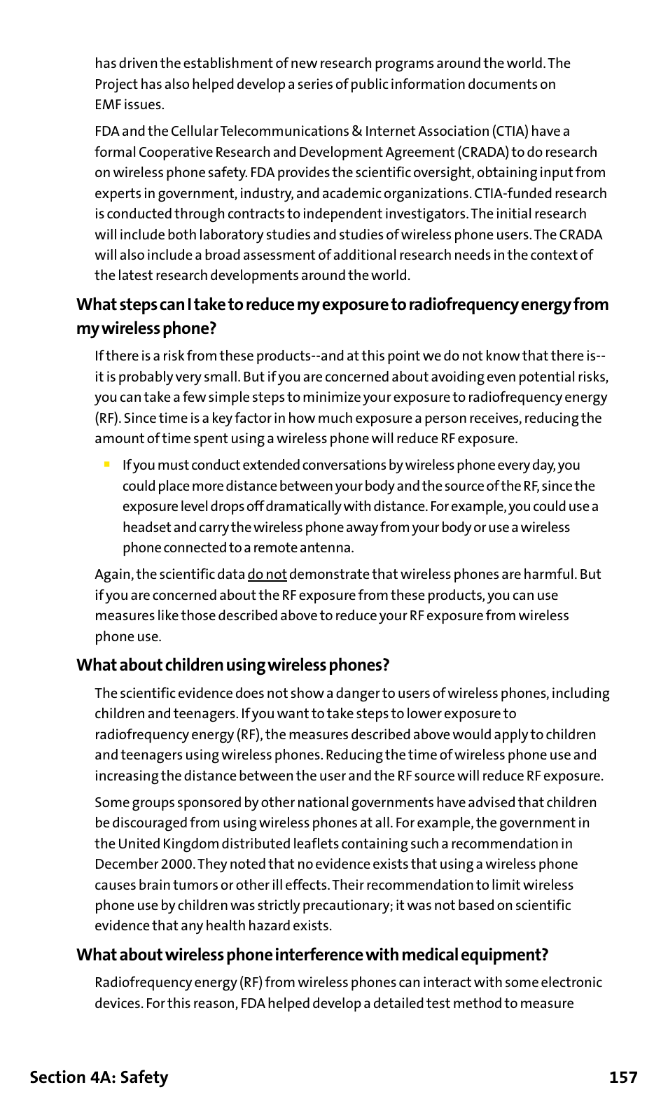 What about children using wireless phones | Sanyo SCP-200 User Manual | Page 163 / 182