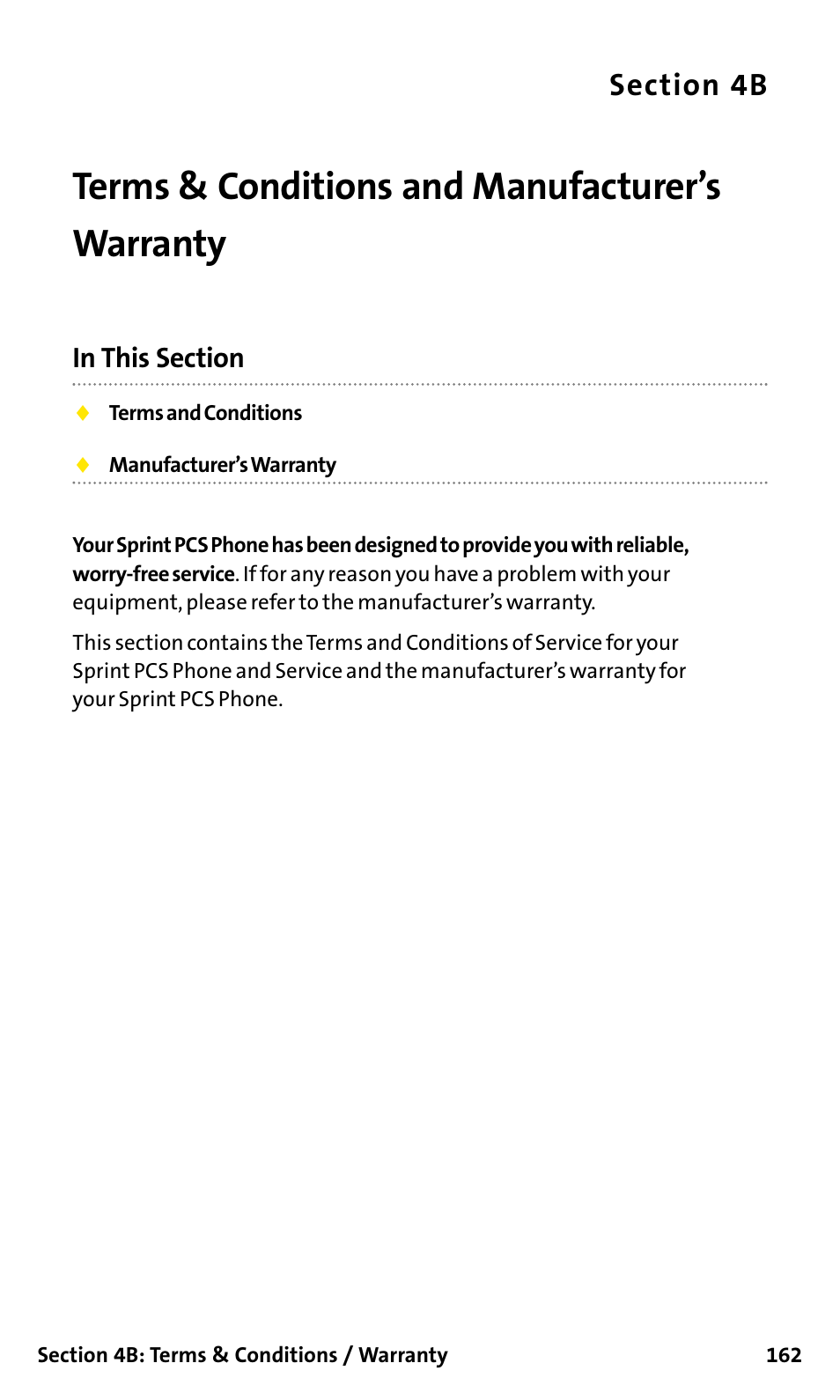 Terms & conditions and manuf, Terms & conditions and manufacturer’s warranty | Sanyo SCP-200 User Manual | Page 168 / 182