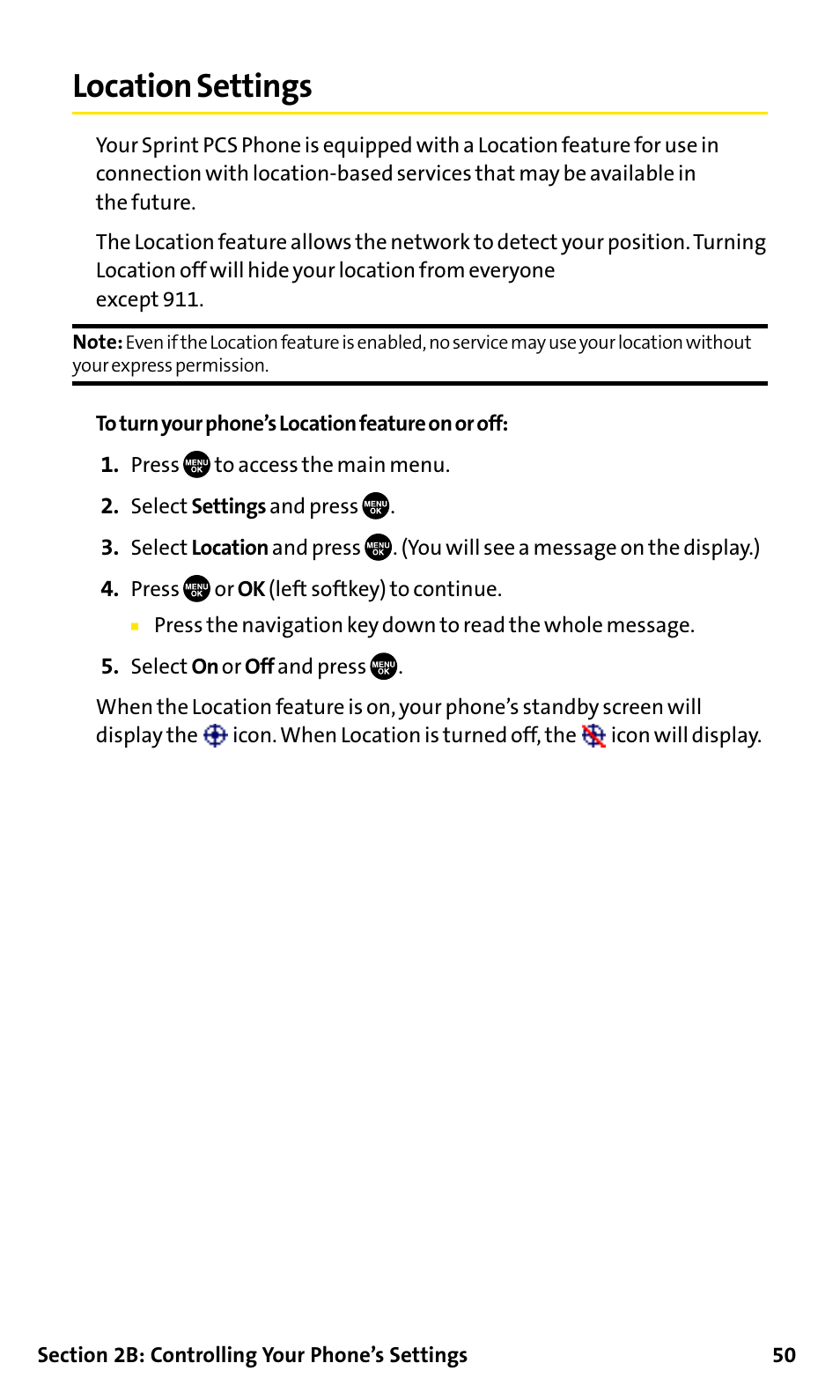 Location settings | Sanyo SCP-200 User Manual | Page 56 / 182
