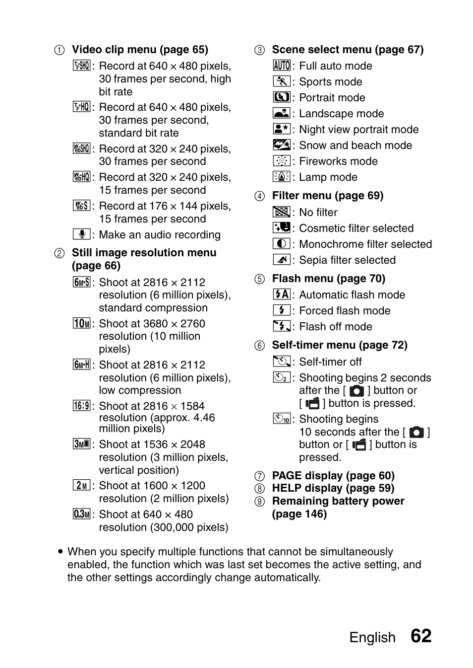 English | Sanyo VPC-CG6EX User Manual | Page 76 / 202