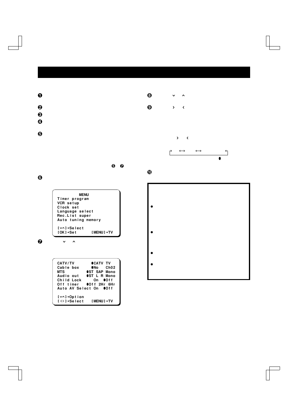 Sanyo VHR-H690 User Manual | Page 13 / 44