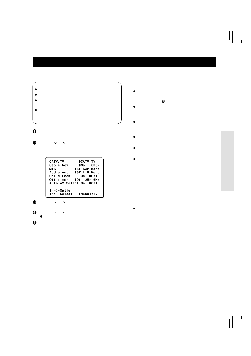 On-screen menu displaying the vcr setup menus, Vcr setup menu options, Before starting | Sanyo VHR-H690 User Manual | Page 19 / 44