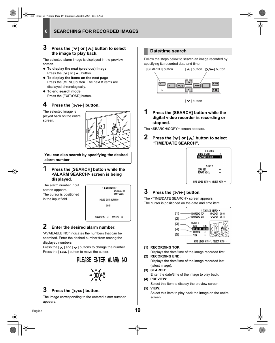 Sanyo DSR-M810 User Manual | Page 20 / 55