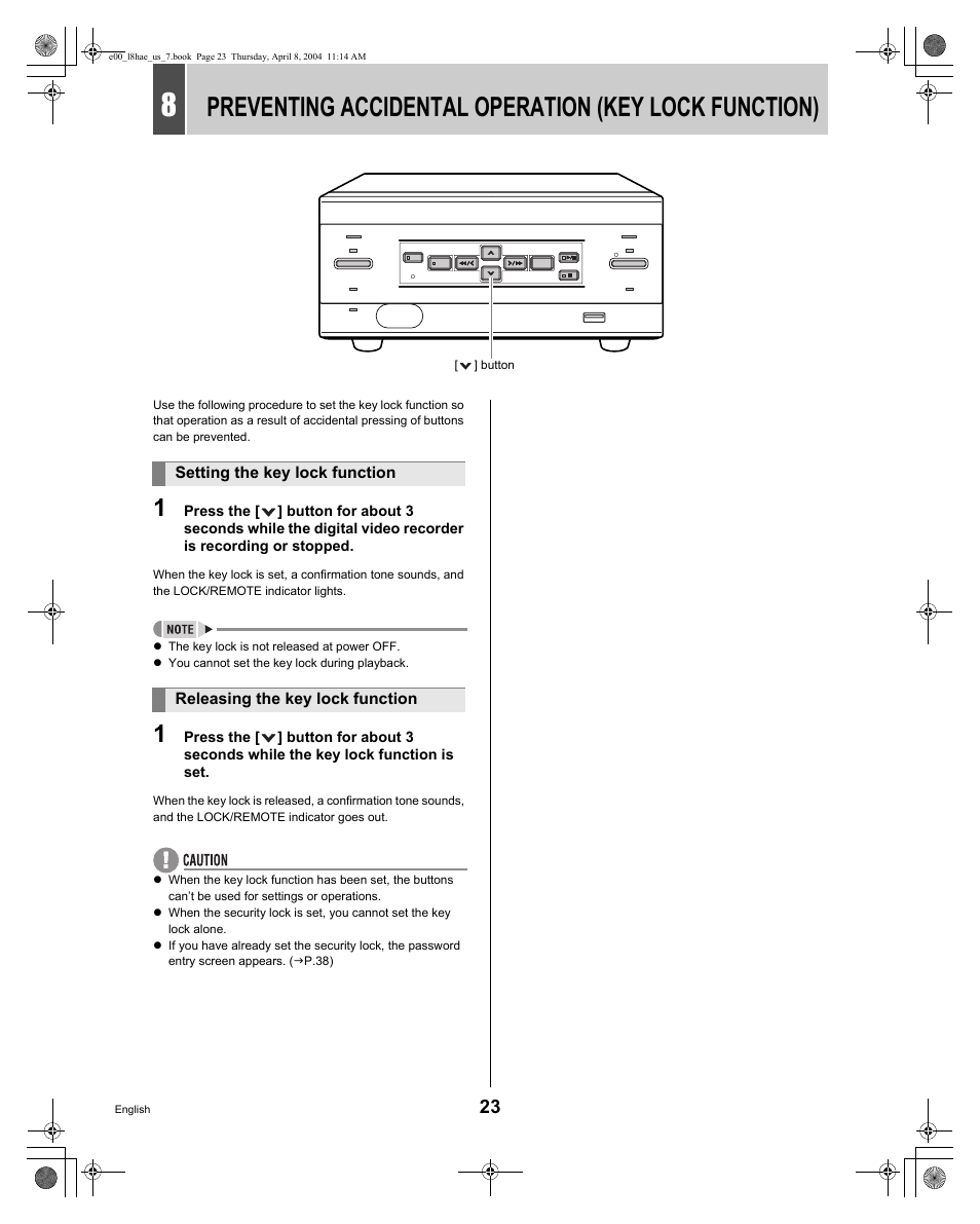 Sanyo DSR-M810 User Manual | Page 24 / 55
