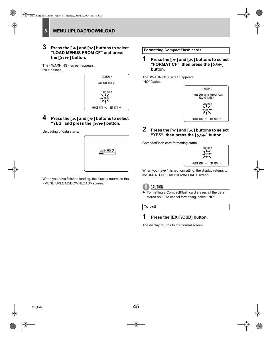 Sanyo DSR-M810 User Manual | Page 46 / 55