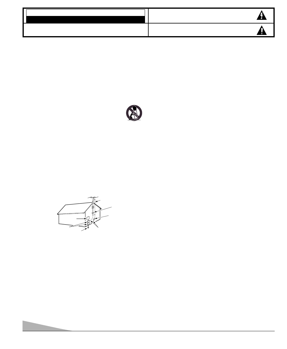 Important safety instructions, Caution, Positioning the appliance | Hooking up outdoor antenna, Plug in the power cord, Cleaning, Service & repair | Sanyo DS13320 User Manual | Page 2 / 52