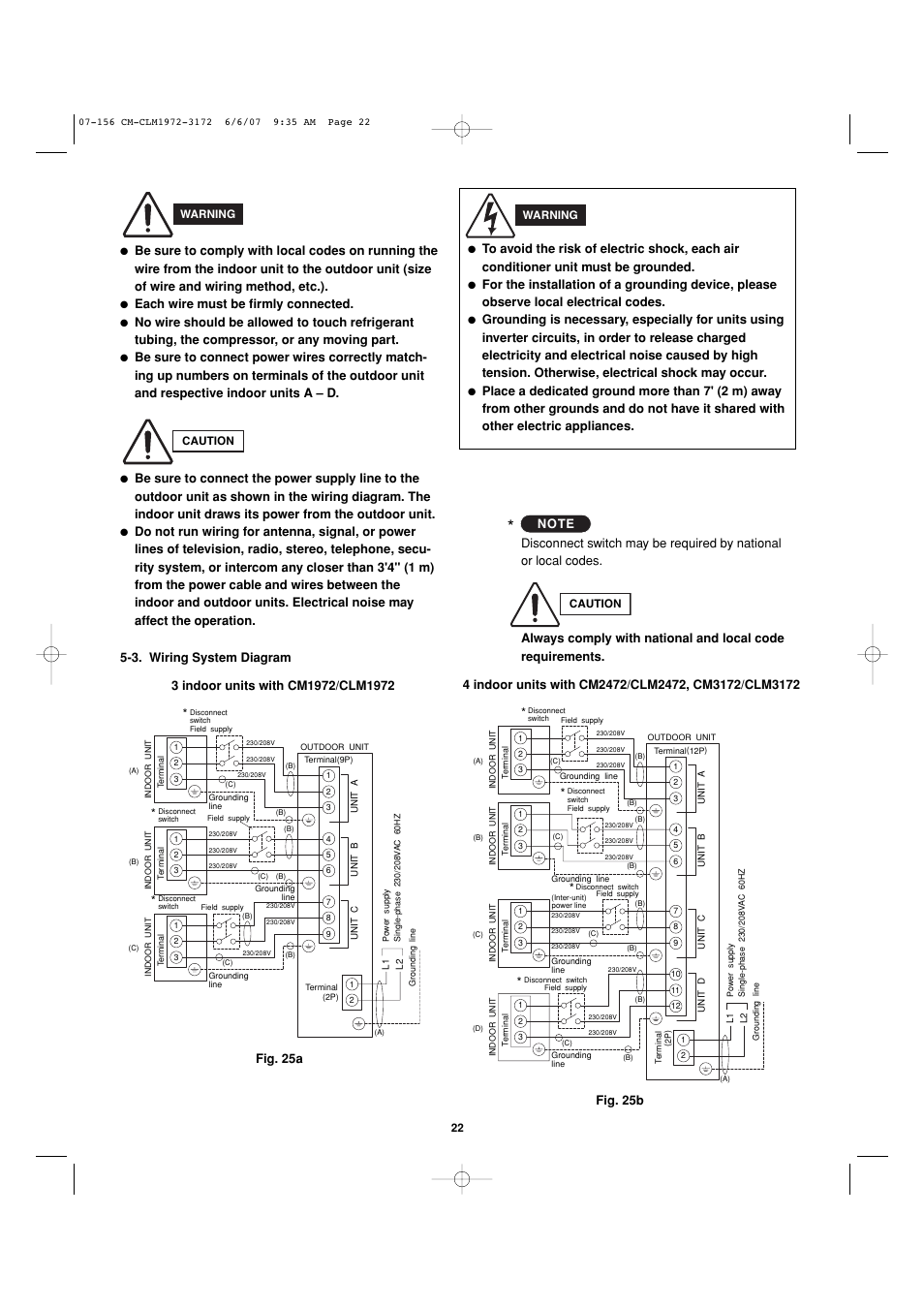 Each wire must be firmly connected | Sanyo CM1972 User Manual | Page 84 / 99