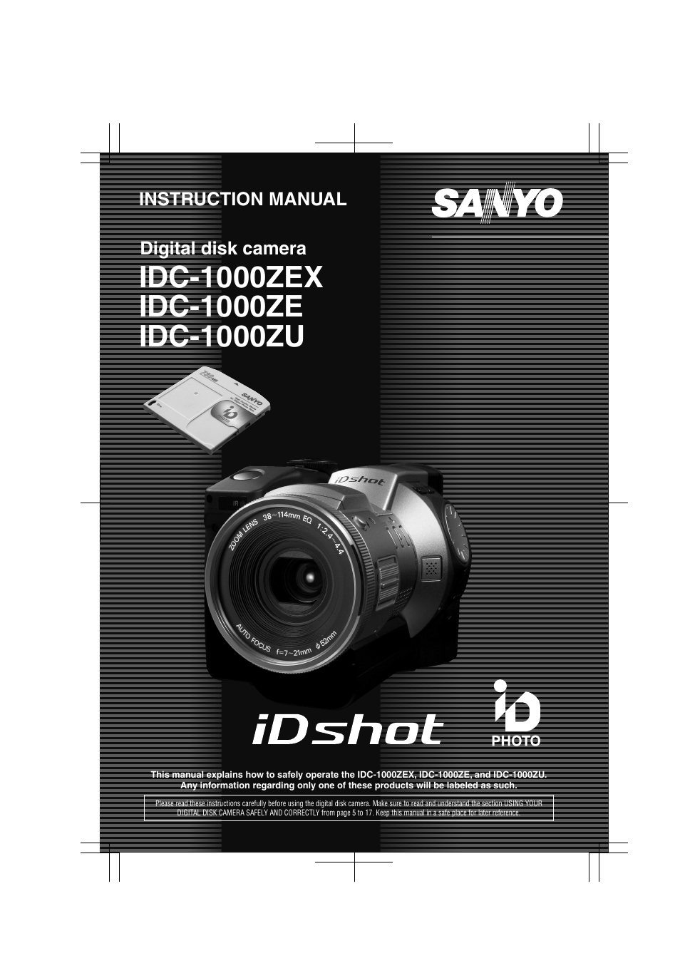 Sanyo IDC-1000ZU User Manual | 175 pages