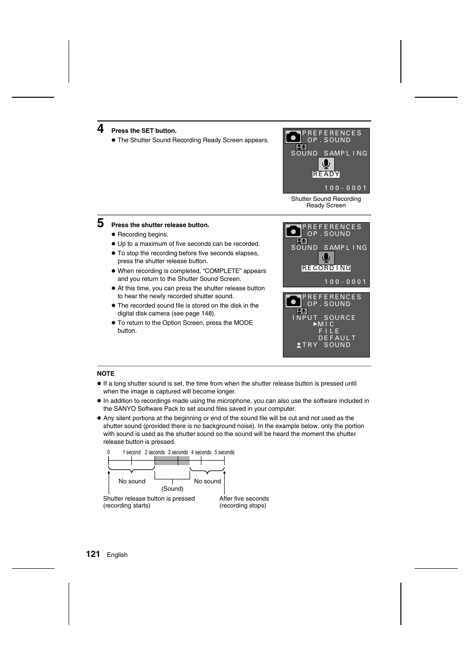 Sanyo IDC-1000ZU User Manual | Page 122 / 175