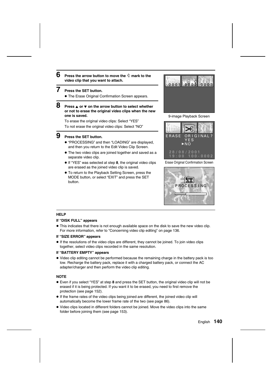 Sanyo IDC-1000ZU User Manual | Page 141 / 175