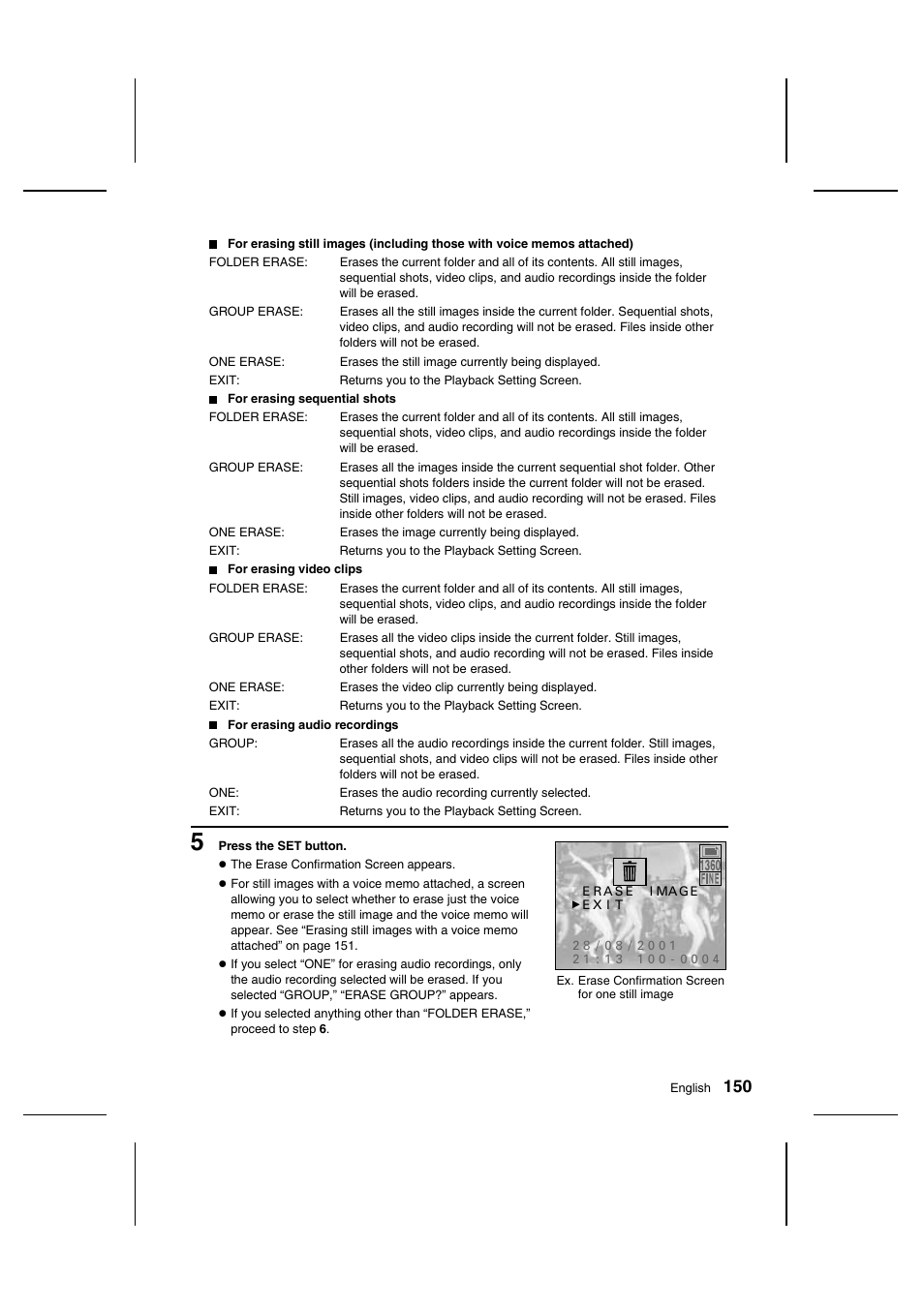 Sanyo IDC-1000ZU User Manual | Page 151 / 175