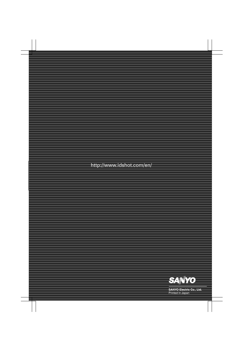 Sanyo IDC-1000ZU User Manual | Page 175 / 175