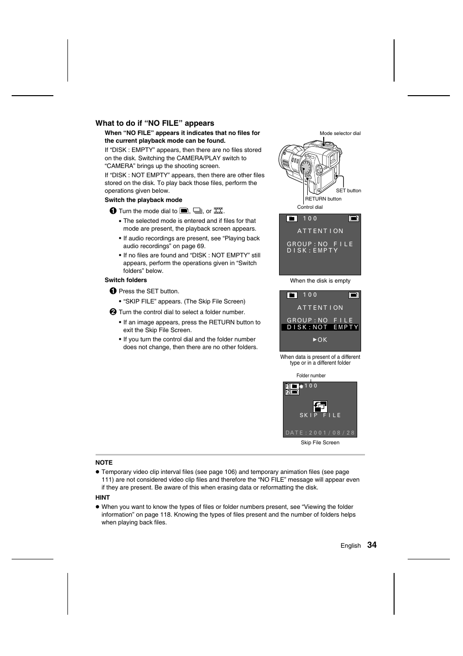 Sanyo IDC-1000ZU User Manual | Page 35 / 175