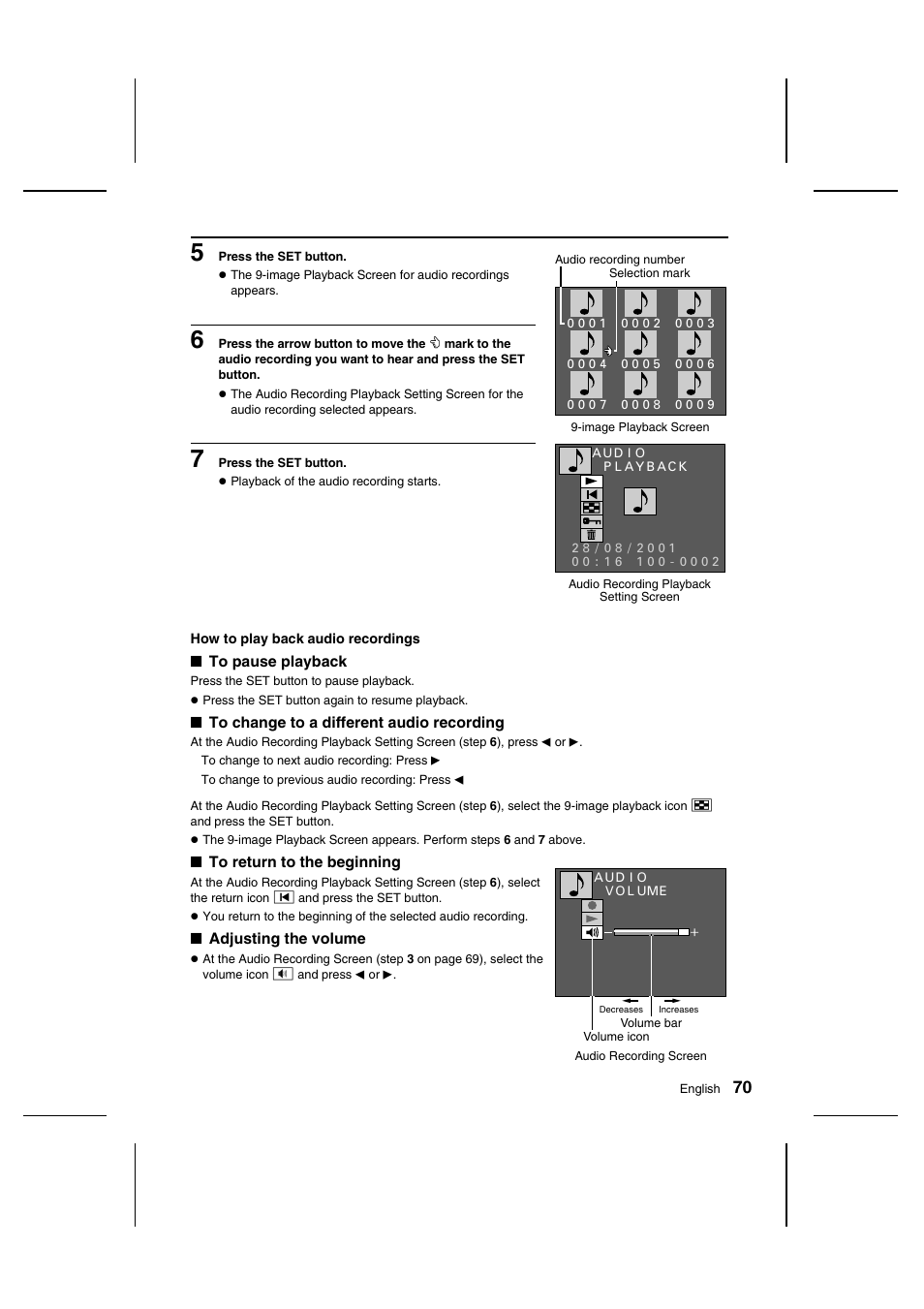 Sanyo IDC-1000ZU User Manual | Page 71 / 175