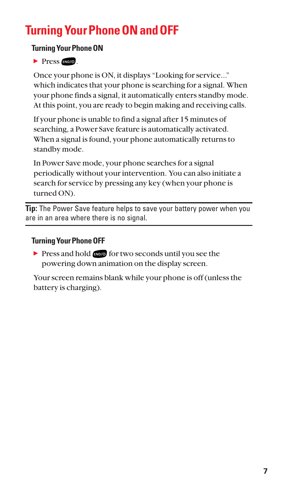 Turning your phone on and off | Sanyo BELL SCP-2400 User Manual | Page 15 / 140