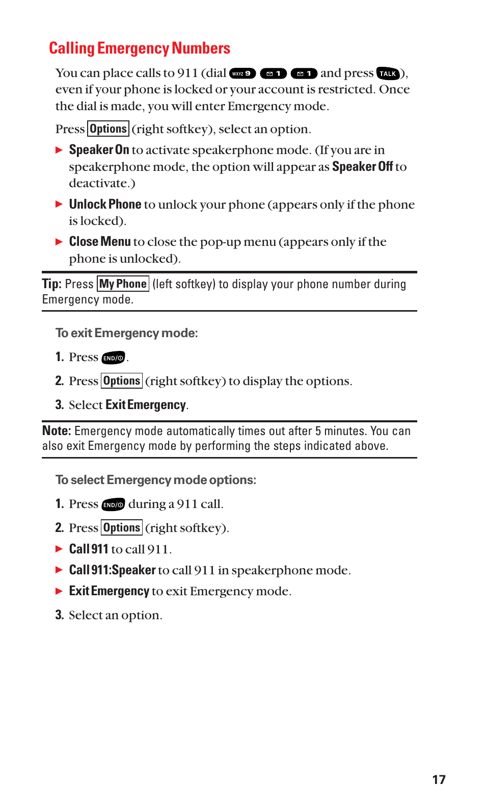 Calling emergency numbers | Sanyo BELL SCP-2400 User Manual | Page 25 / 140