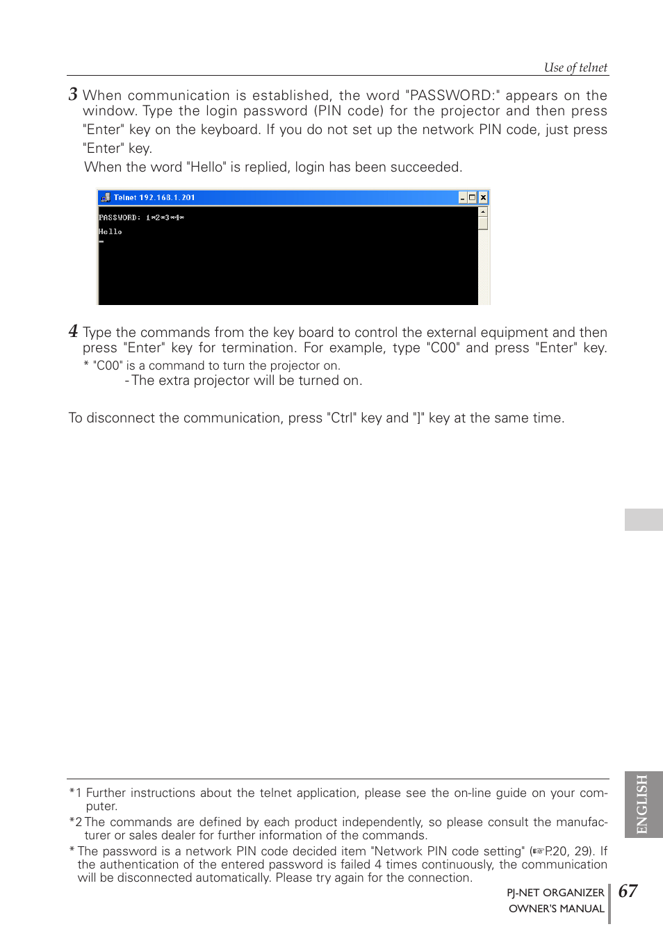 Sanyo PJ-Net Organizer Plus POA-PN40 User Manual | Page 67 / 86