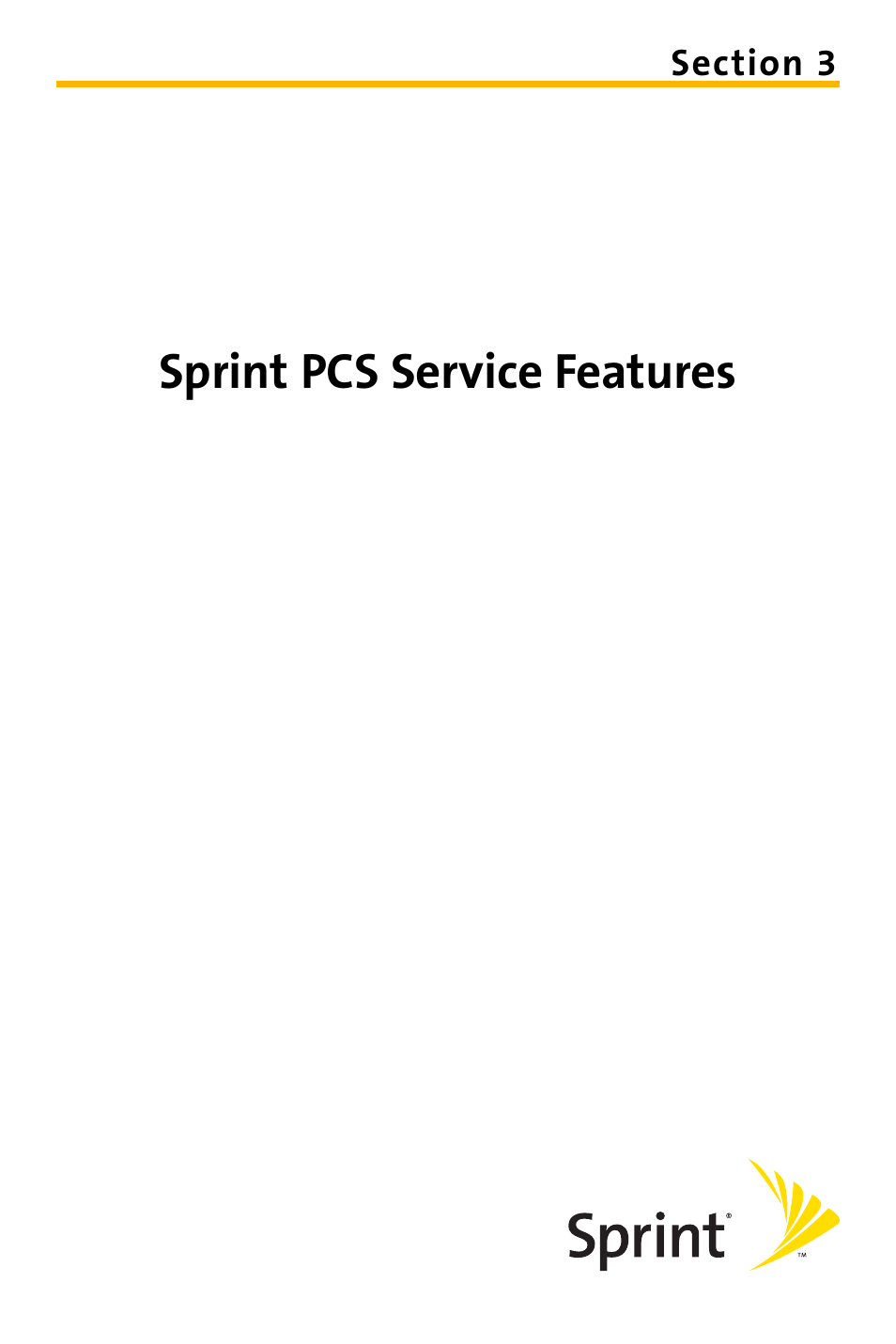 Sprint pcs service features | Sanyo VL-2300 User Manual | Page 195 / 286
