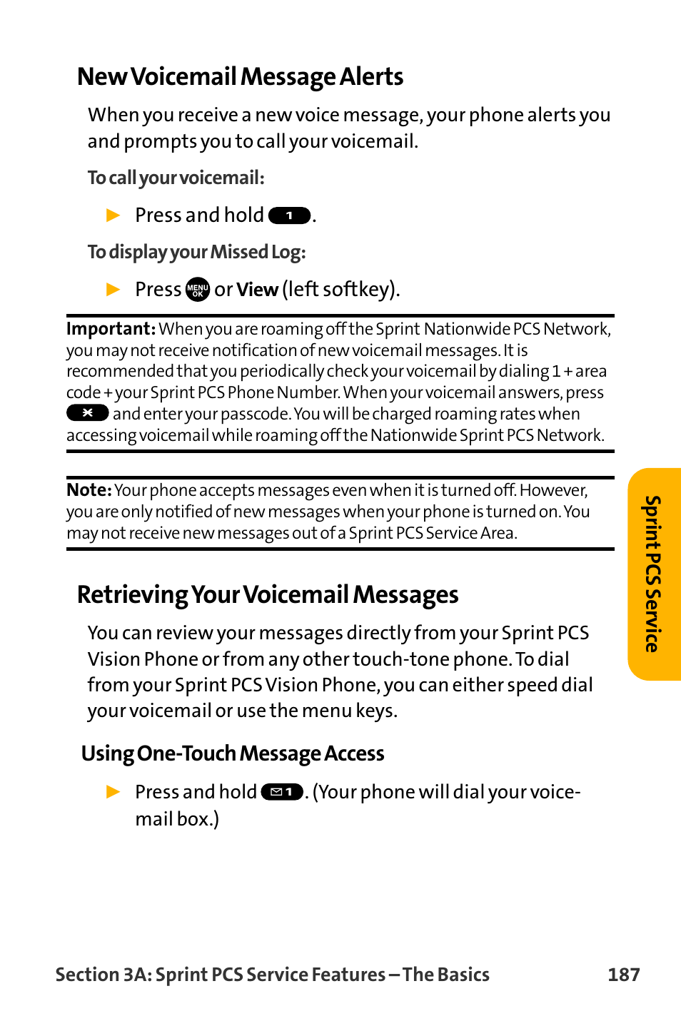 New voicemail message alerts, Retrievingyour voicemail messages | Sanyo VL-2300 User Manual | Page 199 / 286