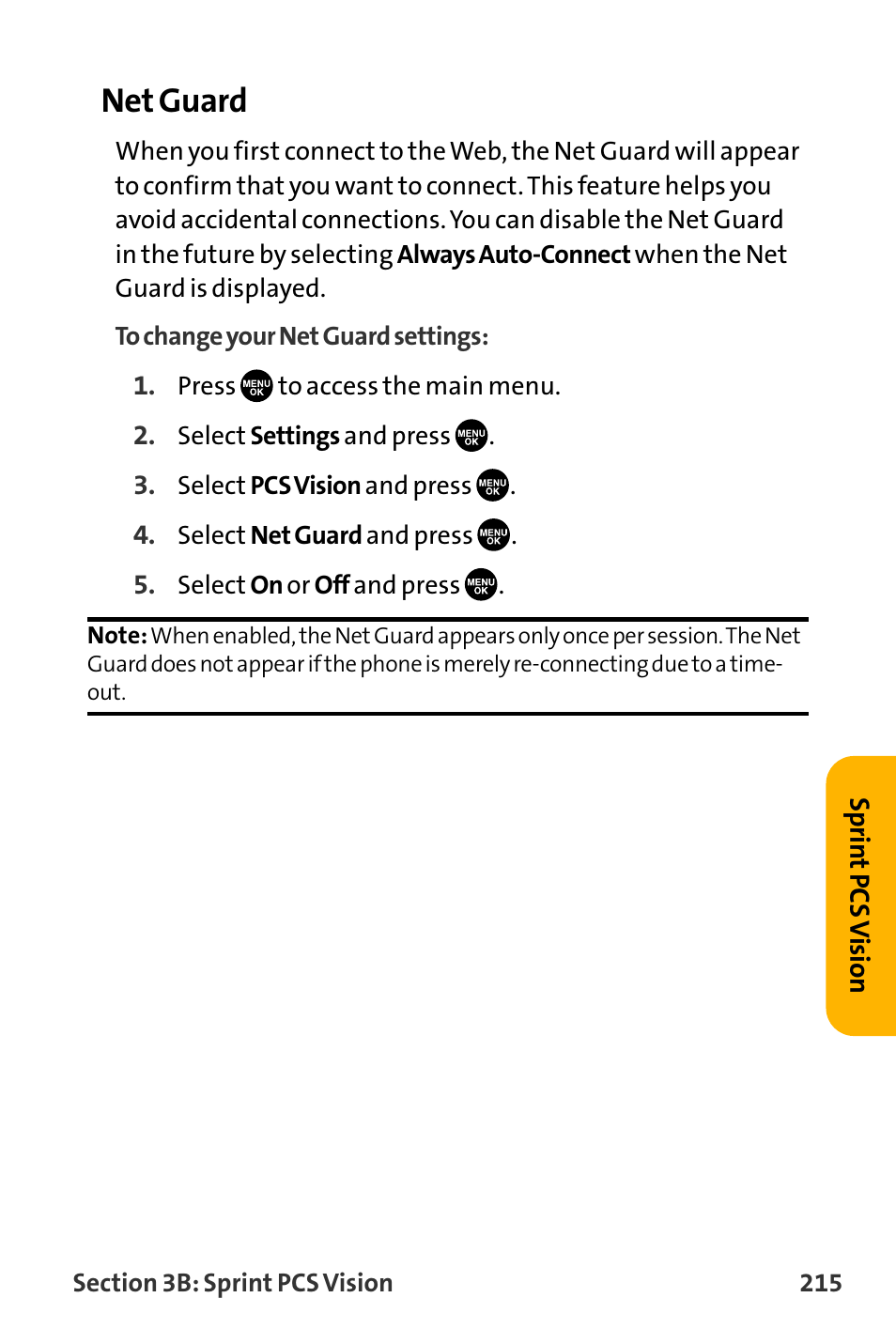 Net guard | Sanyo VL-2300 User Manual | Page 227 / 286