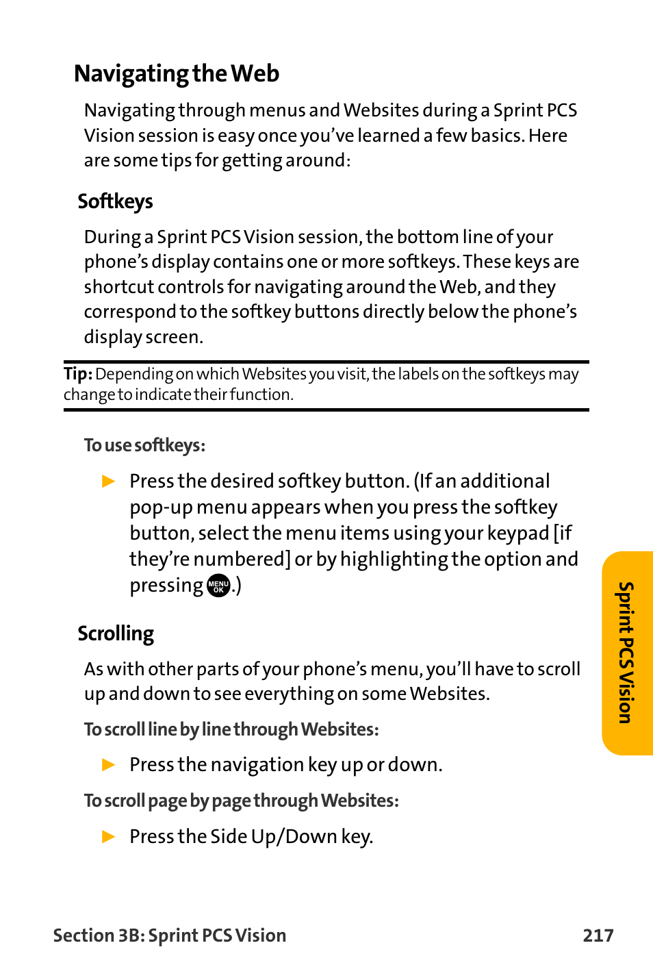 Navigating the web | Sanyo VL-2300 User Manual | Page 229 / 286
