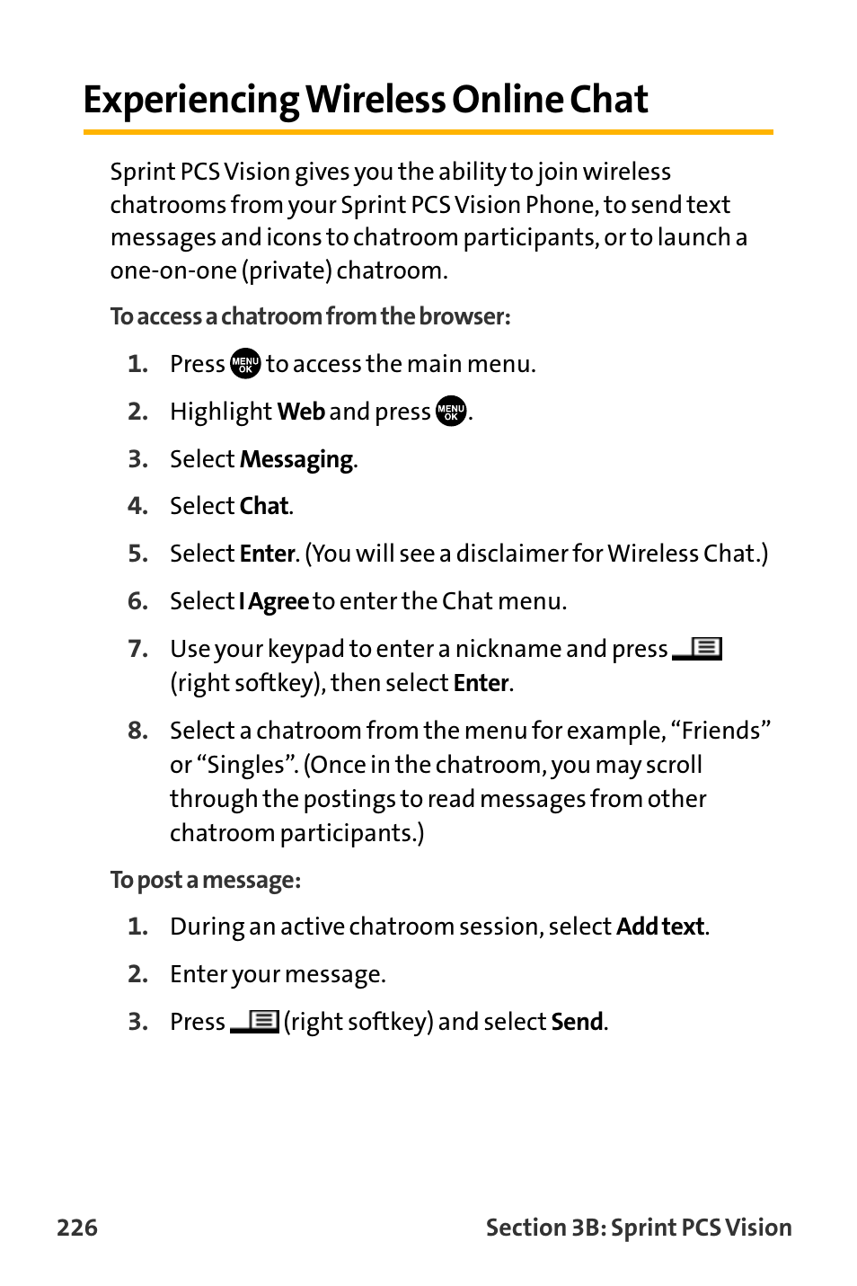 Experiencing wireless online, Experiencing wireless online chat | Sanyo VL-2300 User Manual | Page 238 / 286