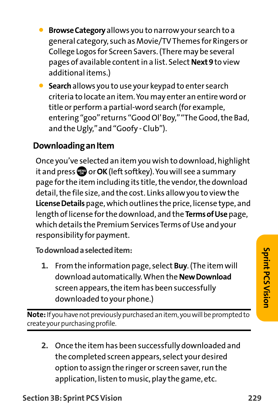 Downloading an item | Sanyo VL-2300 User Manual | Page 241 / 286