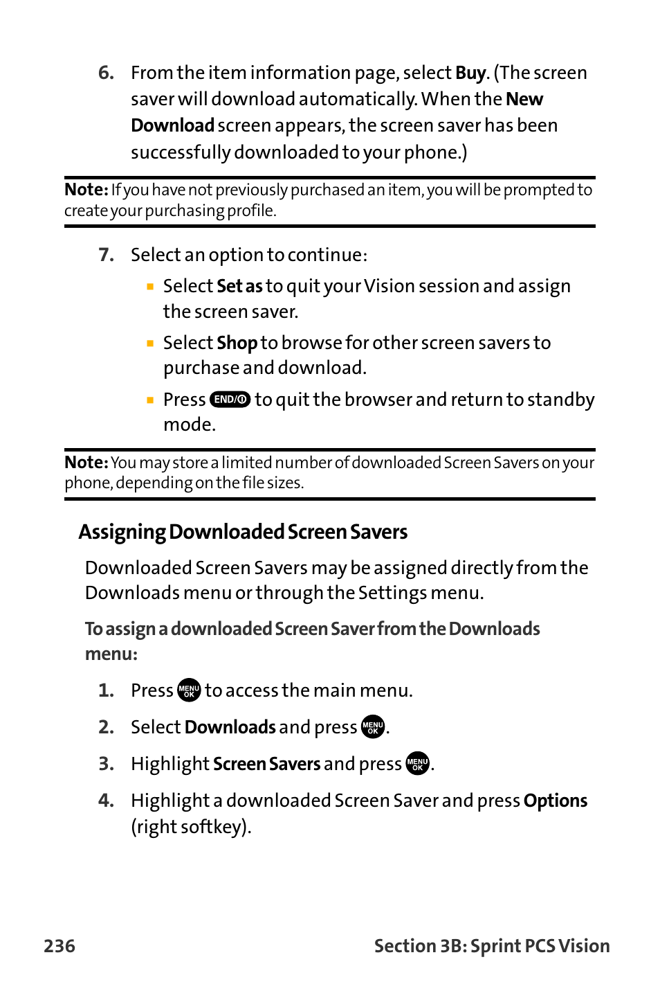 Assigning downloaded screen savers | Sanyo VL-2300 User Manual | Page 248 / 286