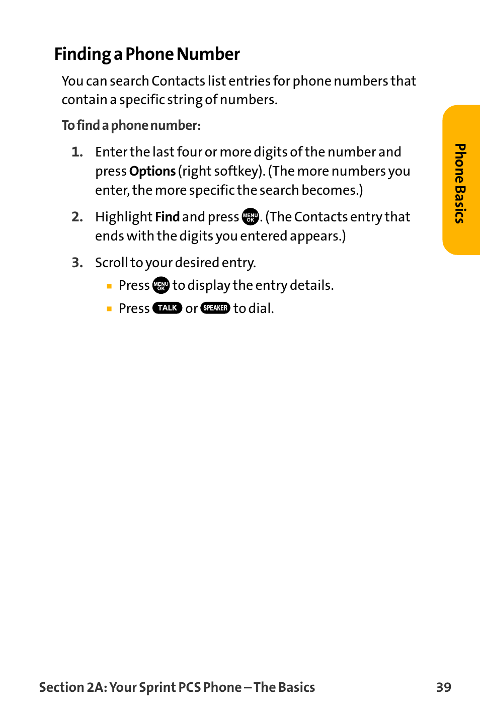 Finding a phone number | Sanyo VL-2300 User Manual | Page 51 / 286