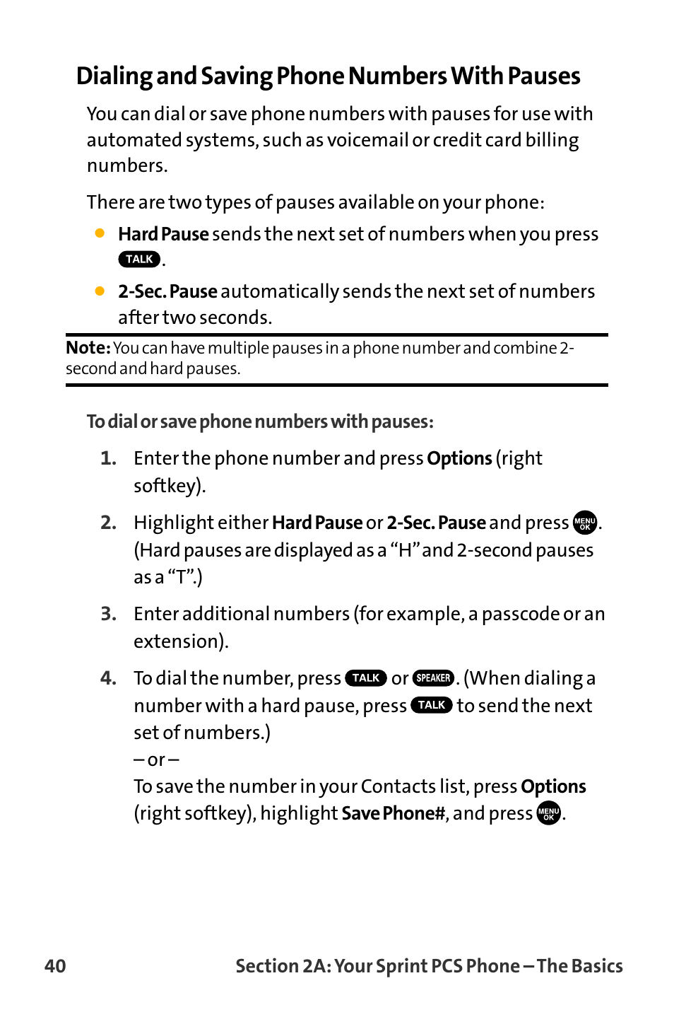 Dialing and saving phone numbers with pauses | Sanyo VL-2300 User Manual | Page 52 / 286