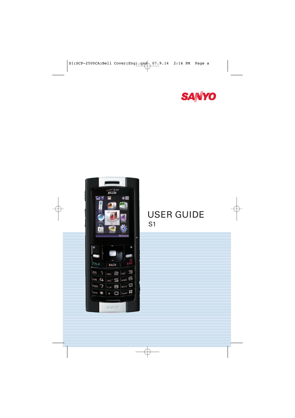 Sanyo S1 User Manual | 131 pages