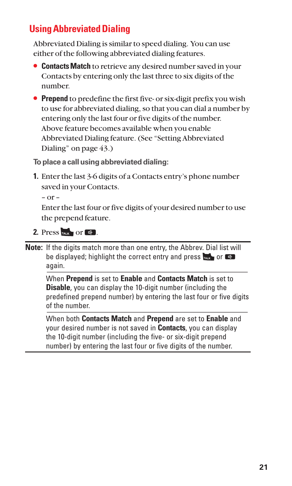 Using abbreviated dialing | Sanyo S1 User Manual | Page 29 / 131