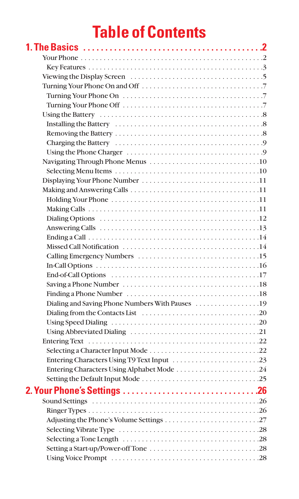 Sanyo S1 User Manual | Page 3 / 131