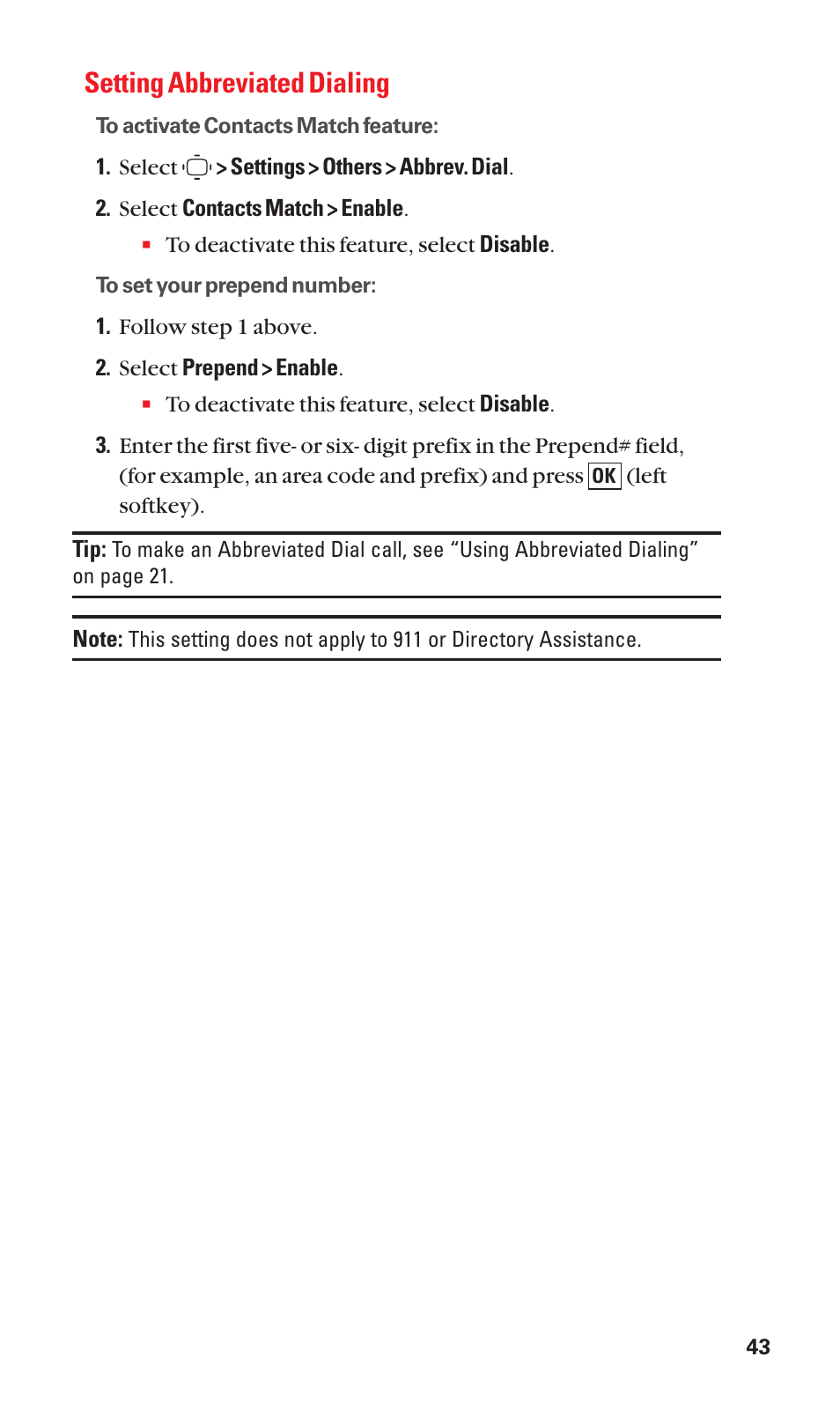 Setting abbreviated dialing | Sanyo S1 User Manual | Page 51 / 131