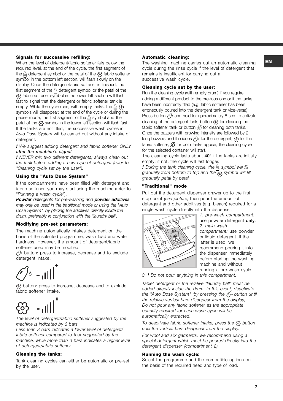 Hotpoint Ariston AQLF8F 292 U User Manual | Page 7 / 64