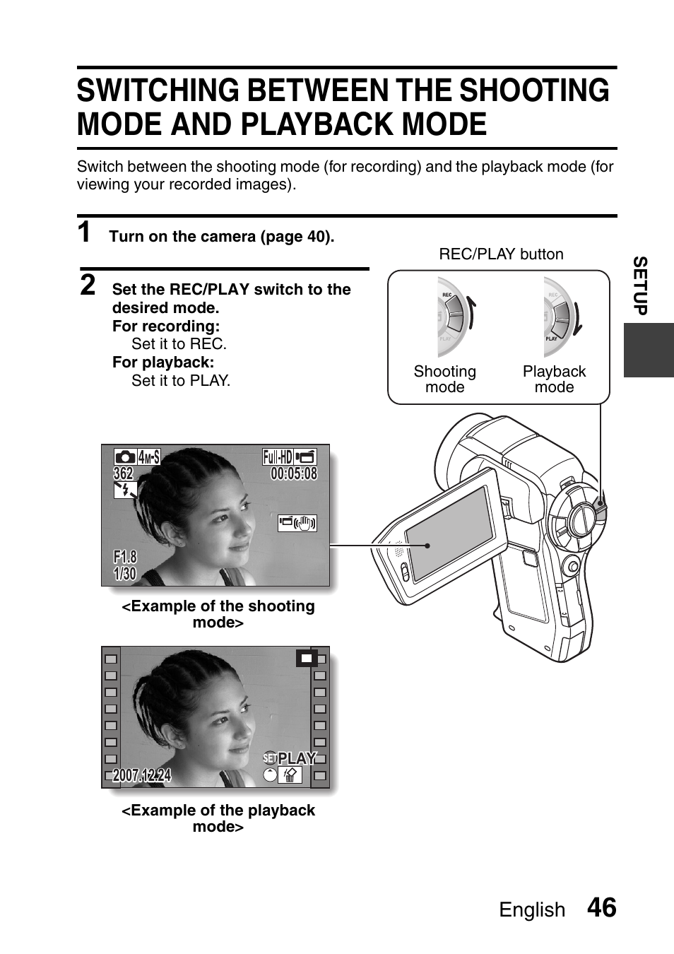 English | Sanyo Xacti VPC-HD1000 User Manual | Page 63 / 243