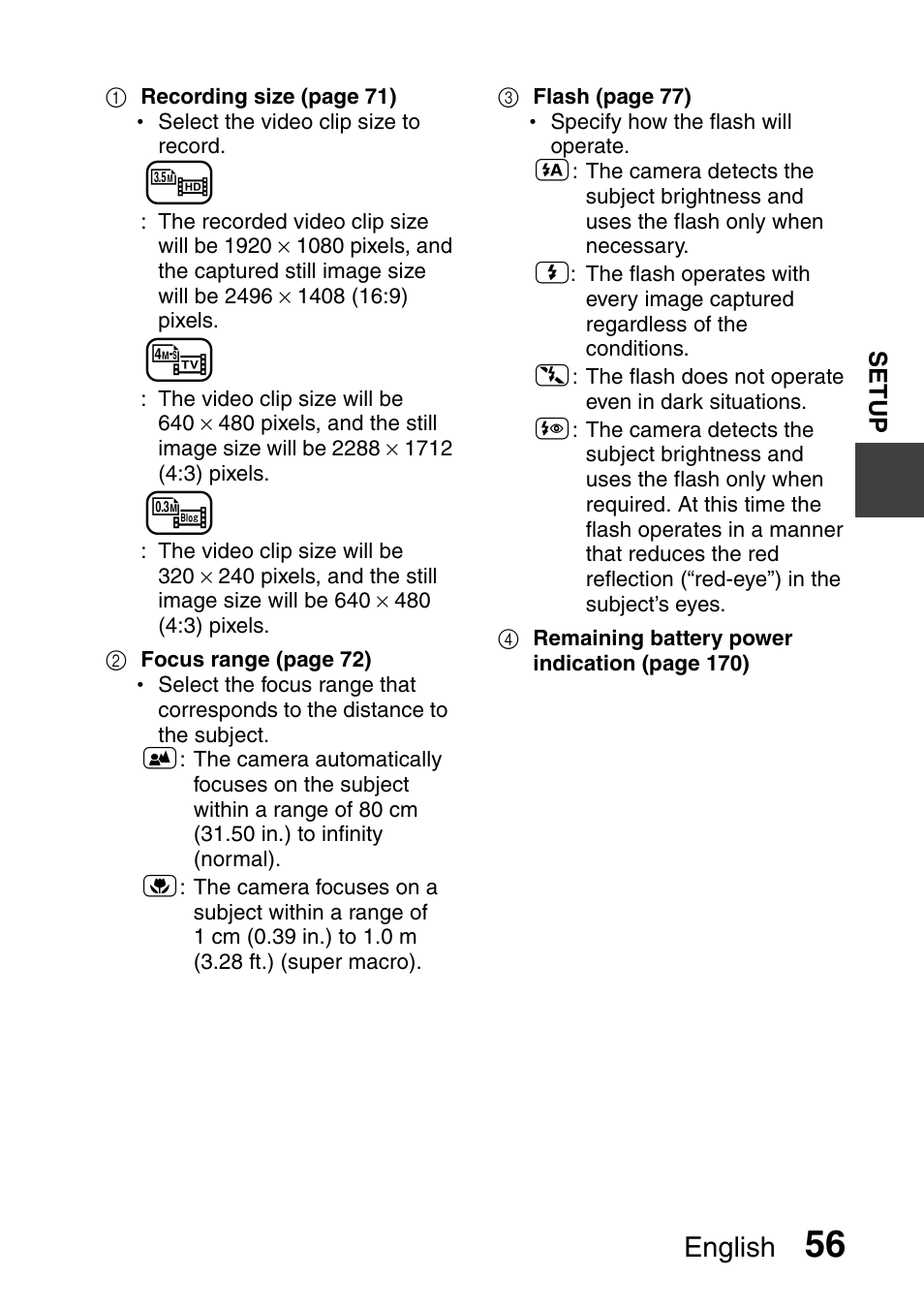 English | Sanyo Xacti VPC-HD1000 User Manual | Page 73 / 243