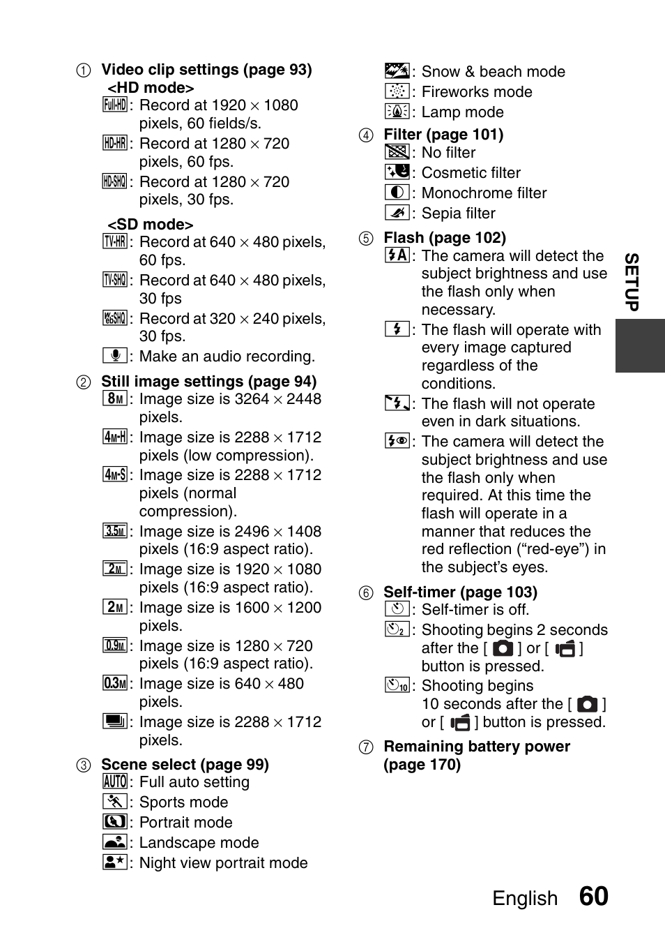English | Sanyo Xacti VPC-HD1000 User Manual | Page 77 / 243