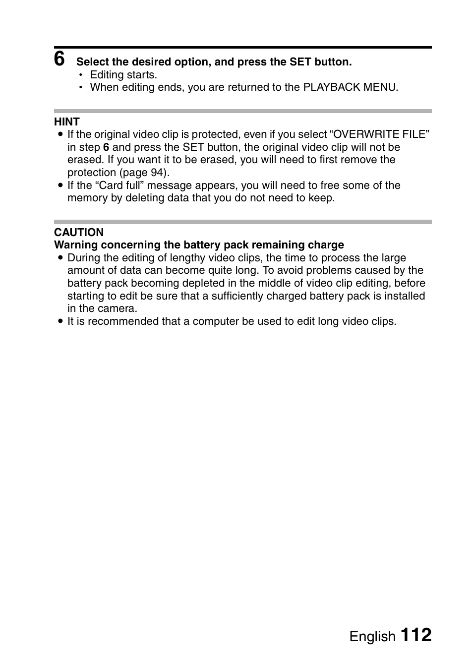 English | Sanyo VPC-CG65PX. User Manual | Page 126 / 206
