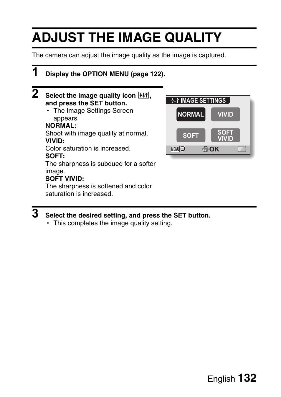 Adjust the image quality | Sanyo VPC-CG65PX. User Manual | Page 146 / 206