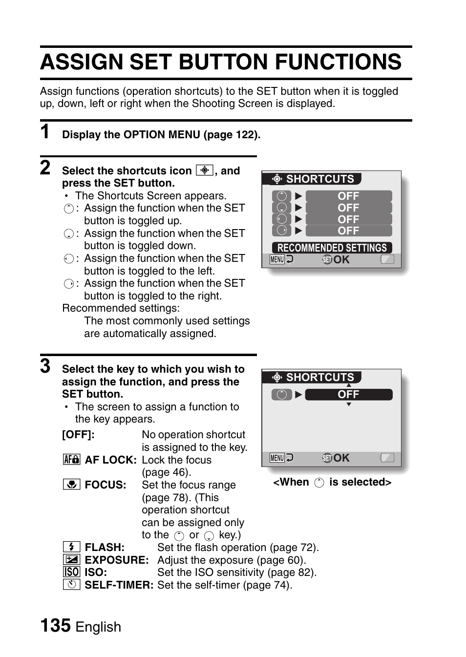 Assign set button functions, English | Sanyo VPC-CG65PX. User Manual | Page 149 / 206