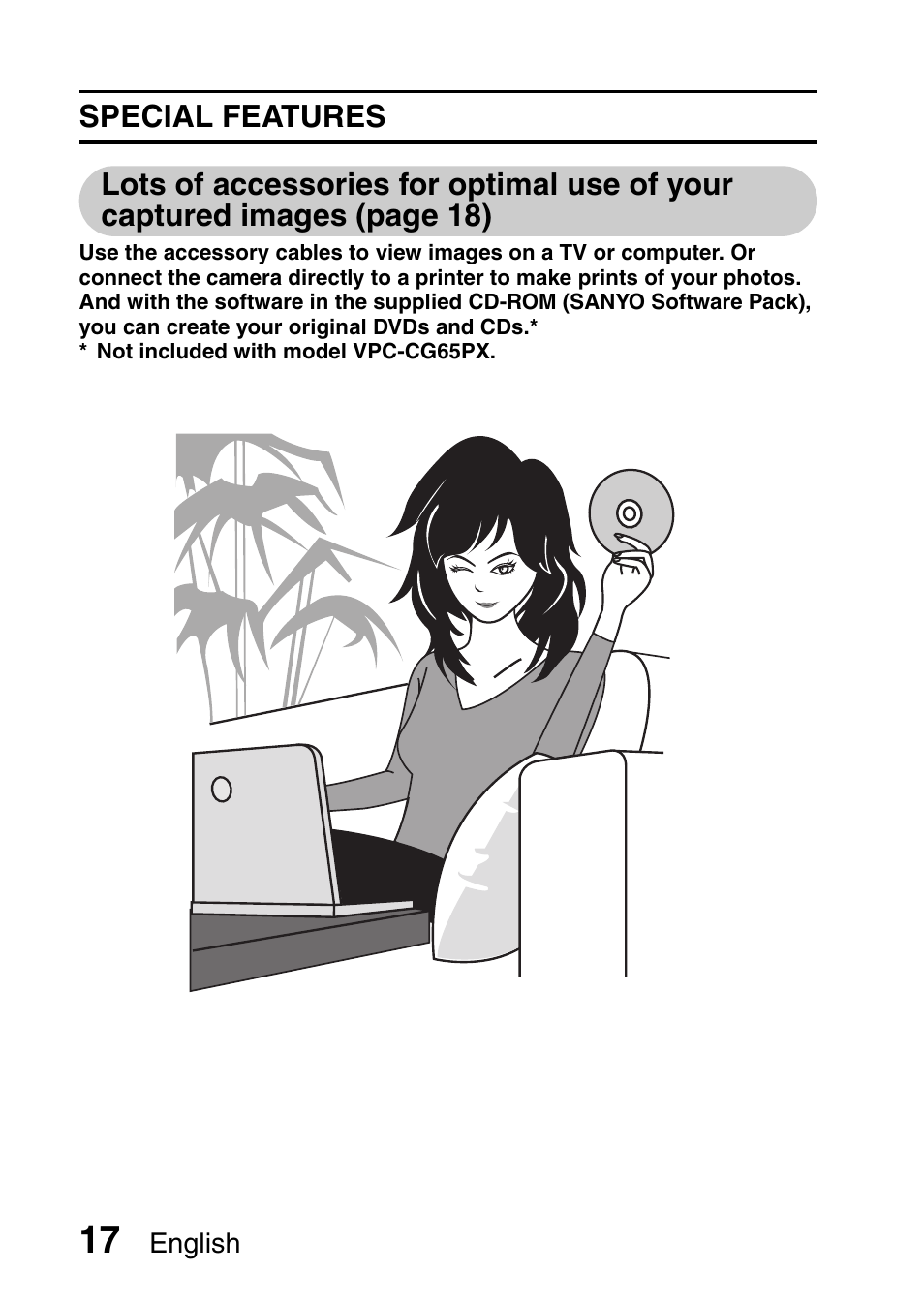 Sanyo VPC-CG65PX. User Manual | Page 31 / 206