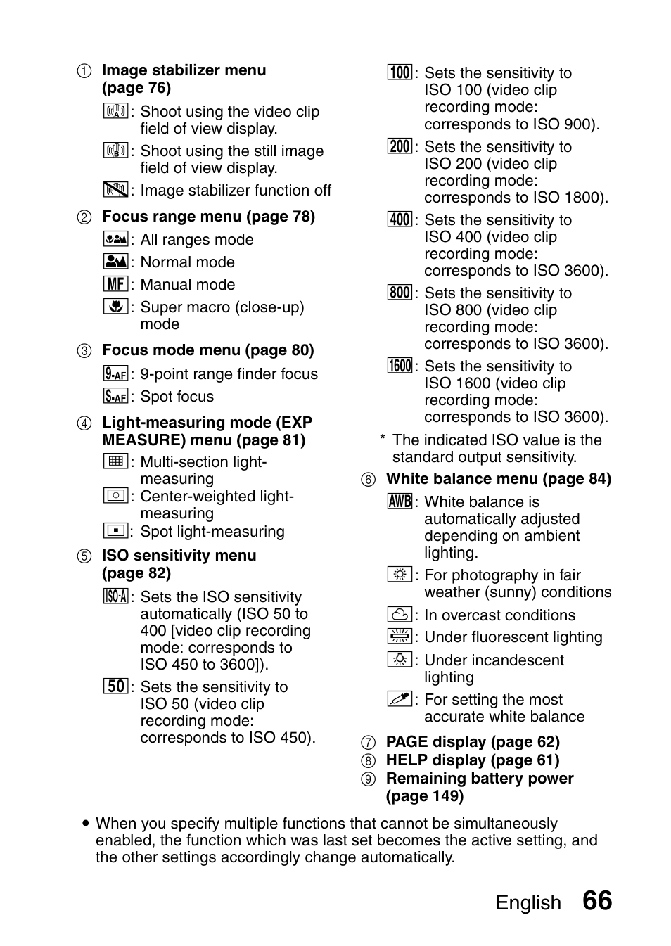 English | Sanyo VPC-CG65PX. User Manual | Page 80 / 206