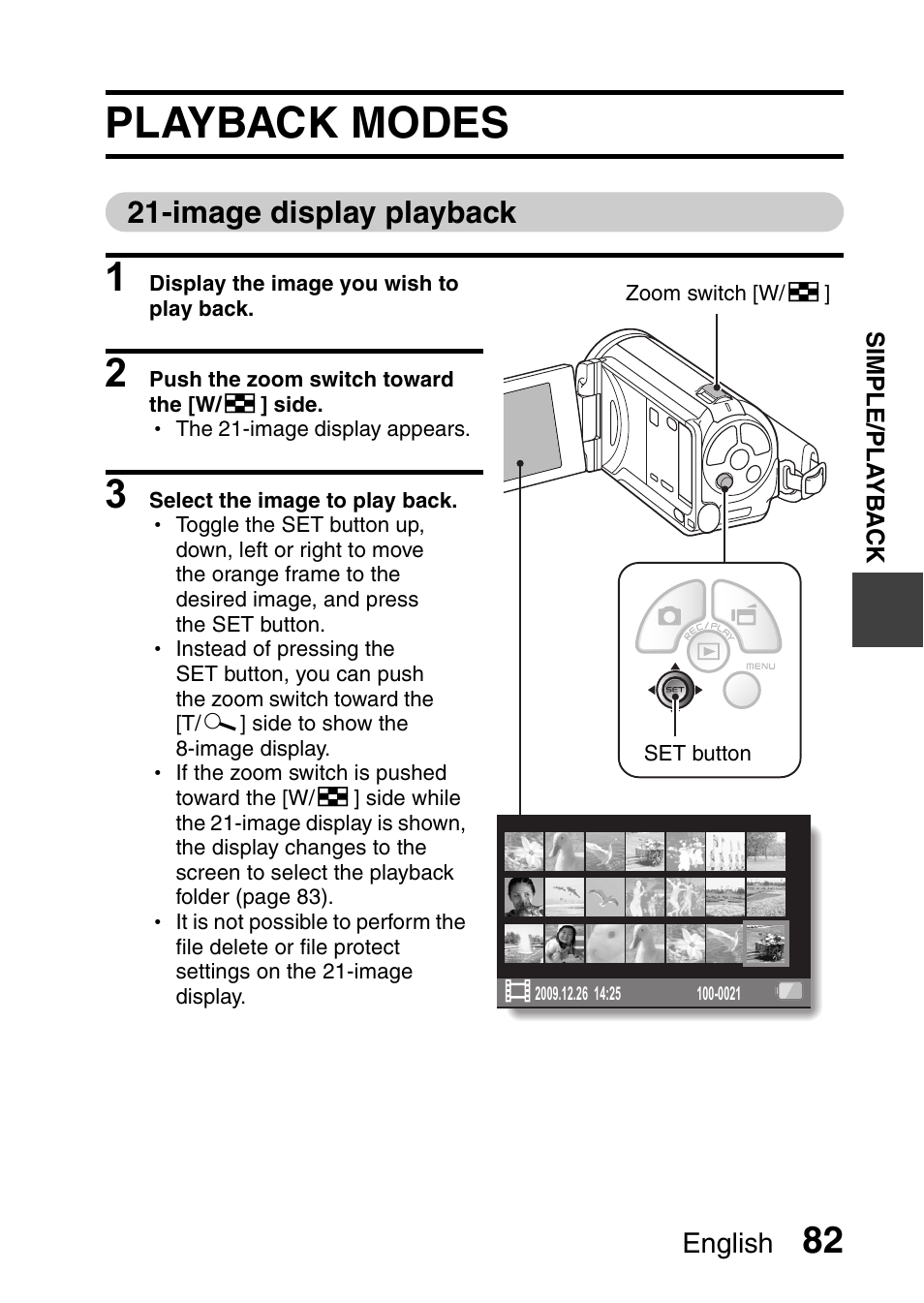 Playback modes, Image display playback | Sanyo VPC-FH1EX User Manual | Page 103 / 211