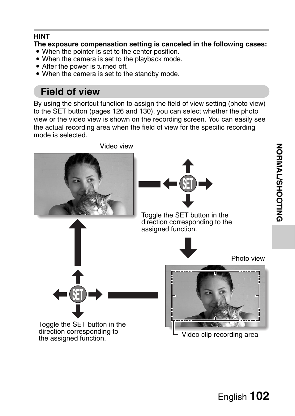 Field of view, English | Sanyo VPC-FH1EX User Manual | Page 123 / 211