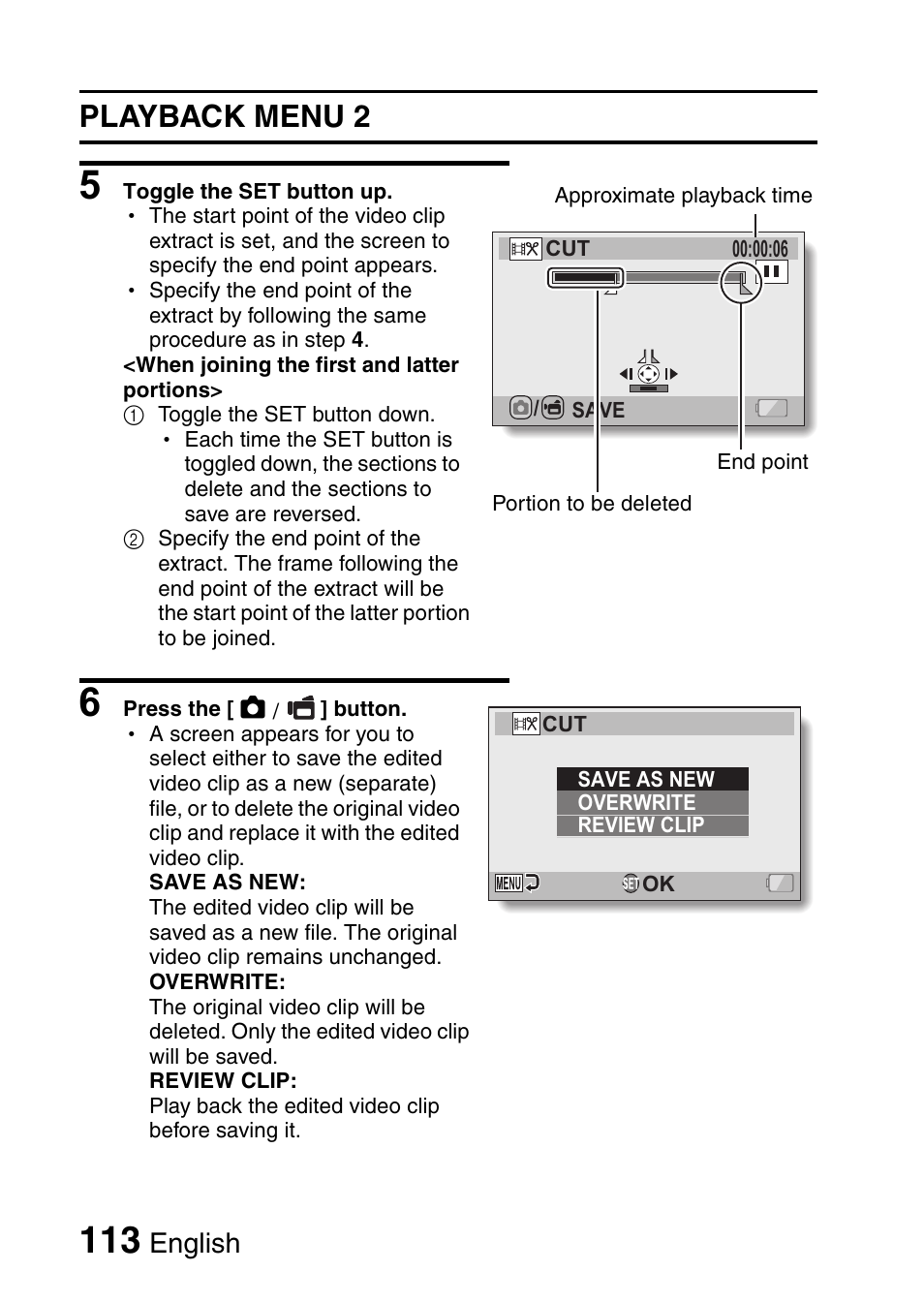 Playback menu 2, English | Sanyo VPC-FH1EX User Manual | Page 134 / 211