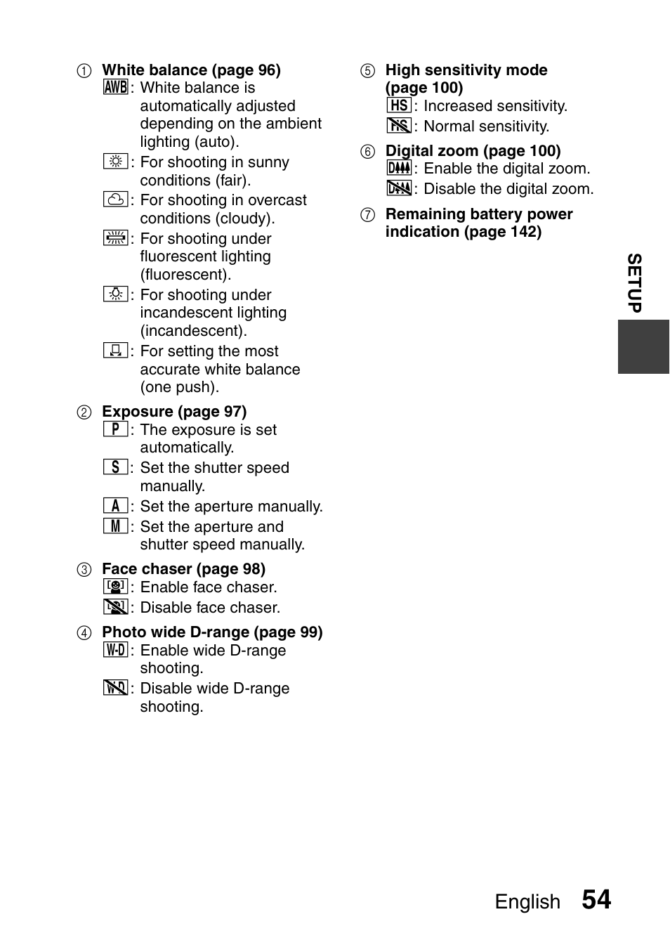 English | Sanyo VPC-FH1EX User Manual | Page 75 / 211