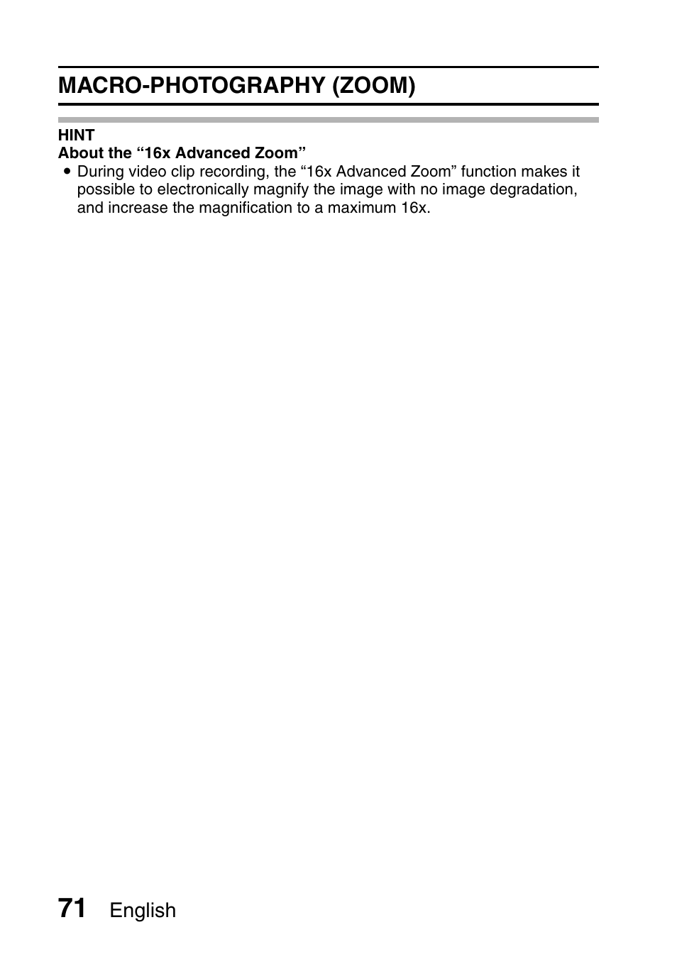 Macro-photography (zoom) | Sanyo VPC-FH1EX User Manual | Page 92 / 211